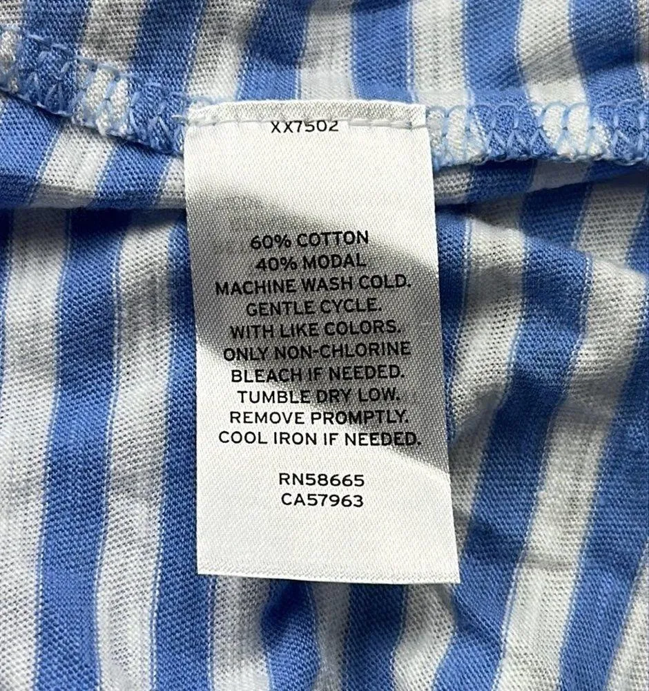 Caslon : Striped Scoop Neck Tee - Image 5