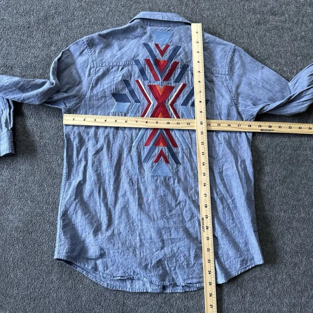 Ariat Women's Billie Jean Shirt Long Sleeve Button Down Collar Embroidered S/P - Image 10