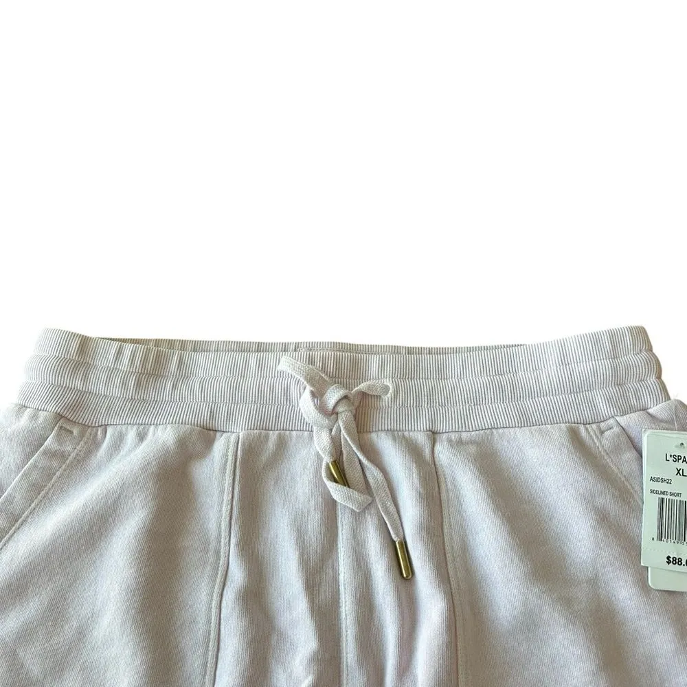Revolve L*Space XL Active Lounge Shorts Cotton Baggy Peony Pastel Pink Comfy‎ - Image 9