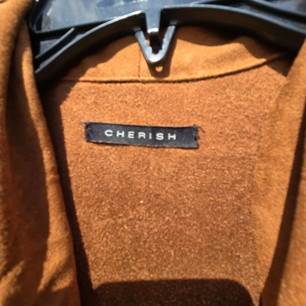 Mittoshop Suede vest medium with fringe M - Image 7