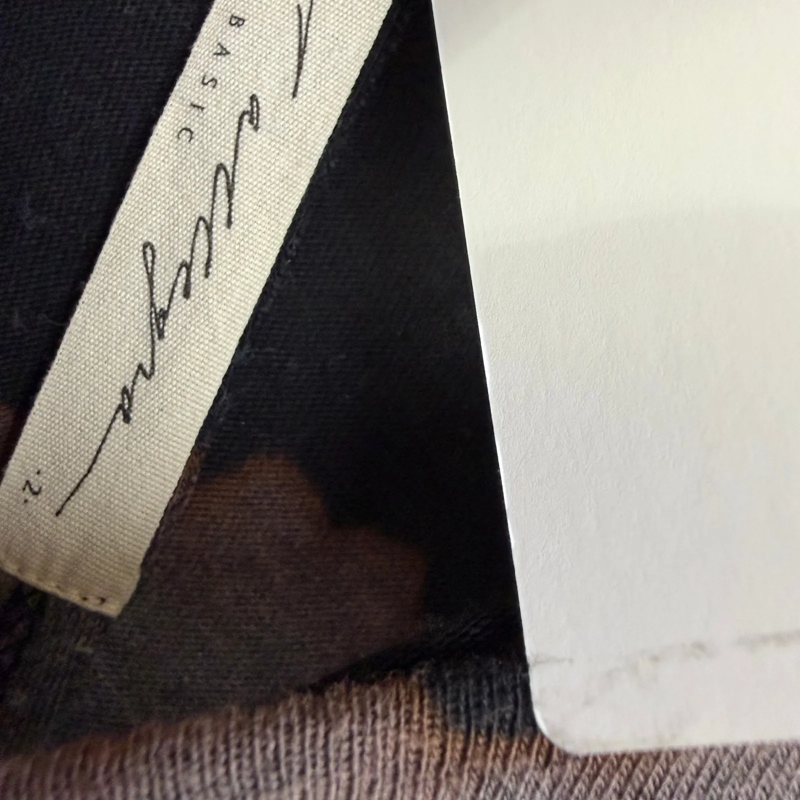 Allegra Raquel Basic Shirt Dress Womens Size 2 Tie Dye Black Grey Boho Hippie - Image 9