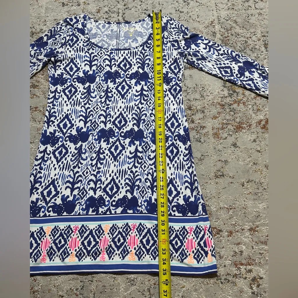 Lilly Pulitzer Ocean Ridge shift dress "Tons of Fun" or elephant print size S - Image 6