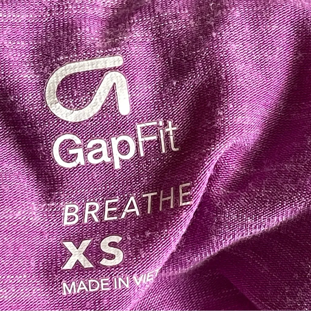 GAPFit Breathe Cropped Hoodie Long Sleeve (Fuschia Shock) XS - Image 6
