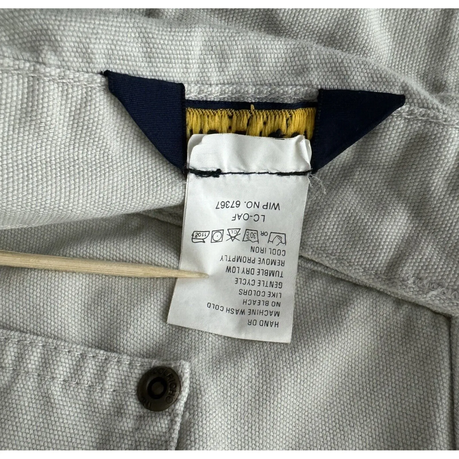 Woolrich Jeans‎ Women 14 Stone Off White High Rise Mom Jean Neutral Minimalist - Image 6