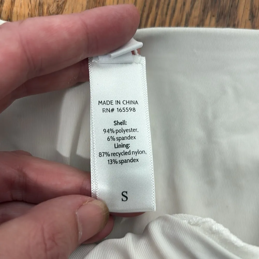 Andie Bikini Set String Bikini Coconut Off white Eyelet size Small NWOT - Image 4