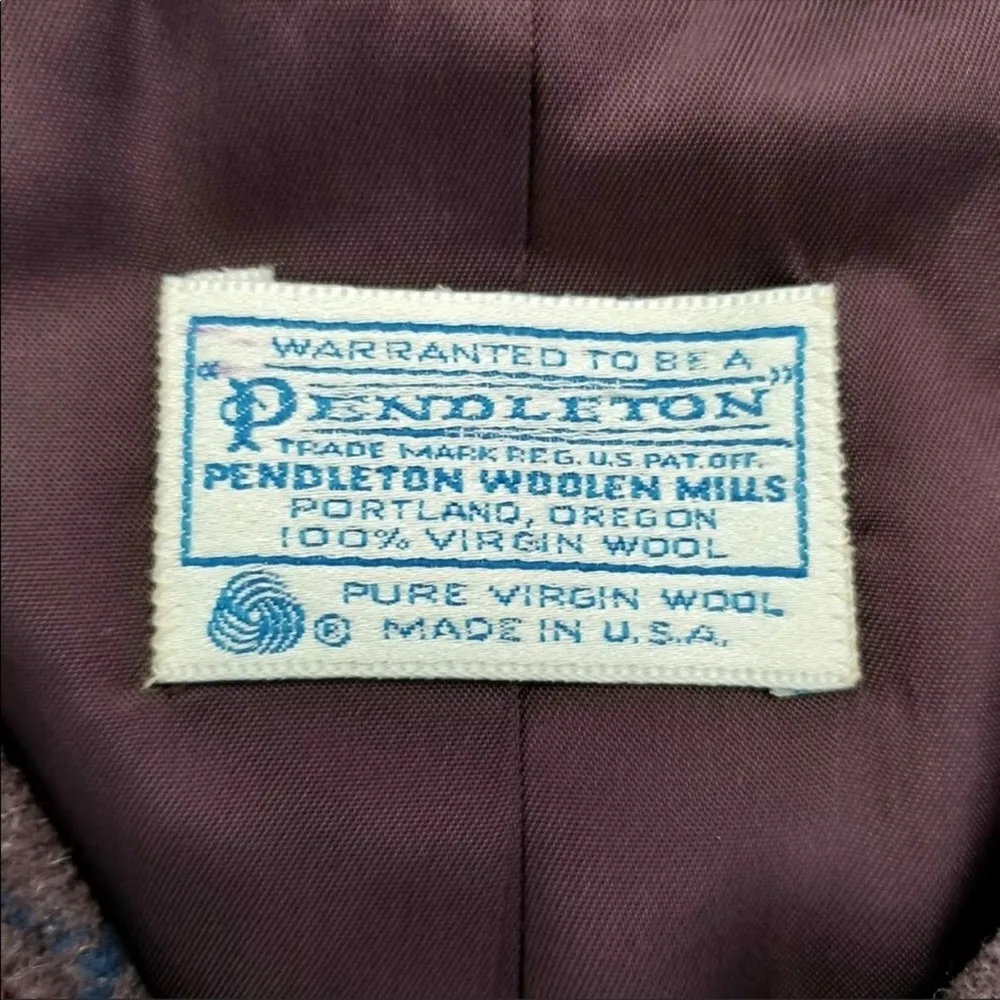 Vintage Pendleton 100% Pure Virgin Wool Blazer - Image 4