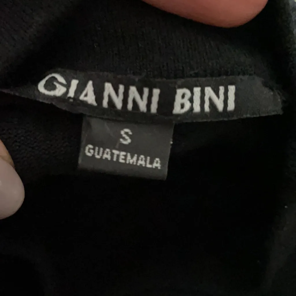 Gianni Bini mock neck black bodysuit - Image 4