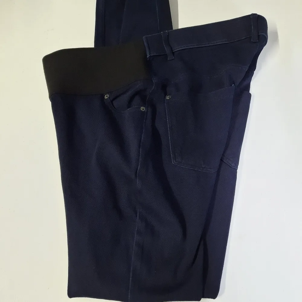 Simply Vera Vera Wang Leggings Womens XS Blue Stretch Pants - Image 5