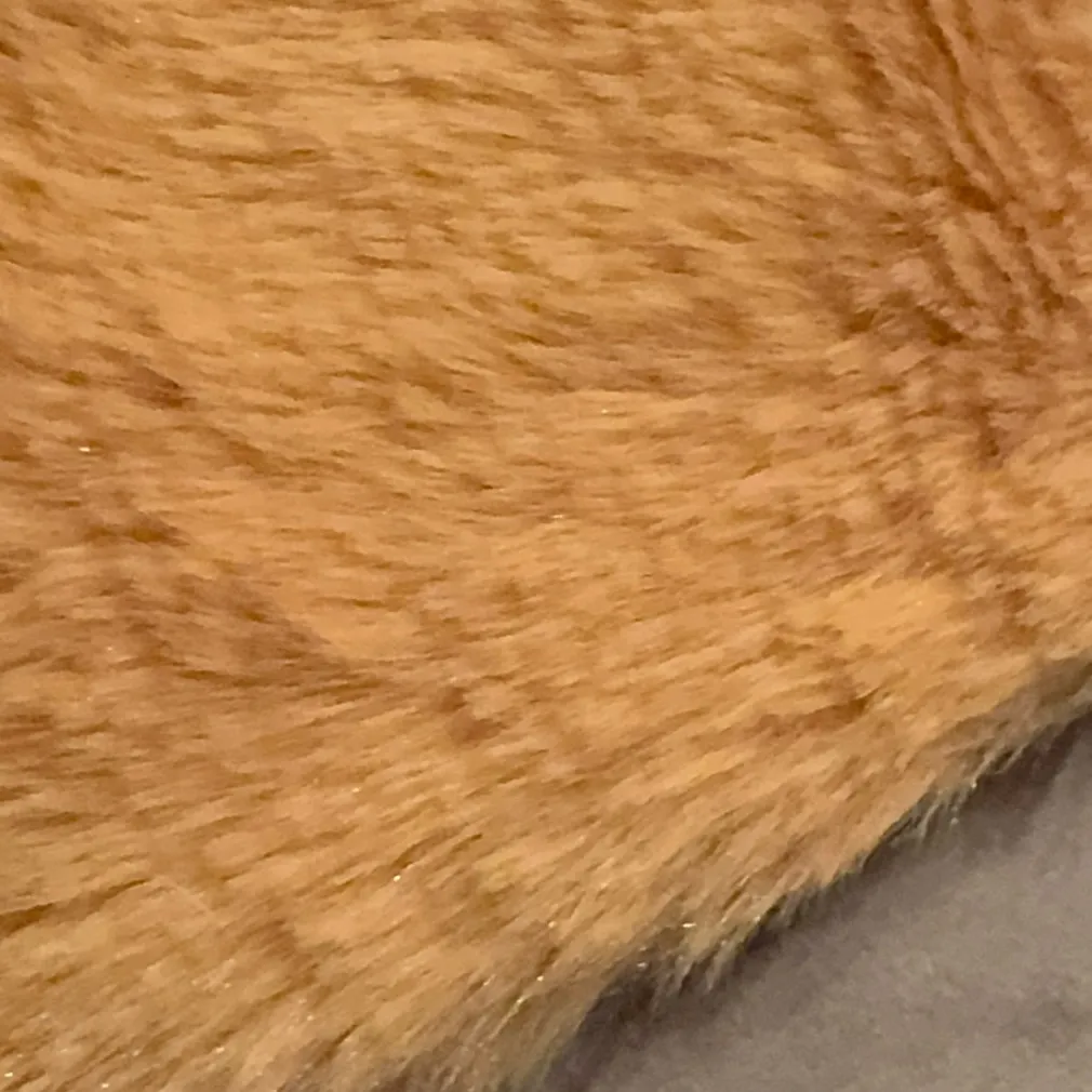 Ipsy Caramel Fauz Fur Glam Cosmetic Bag - Image 10