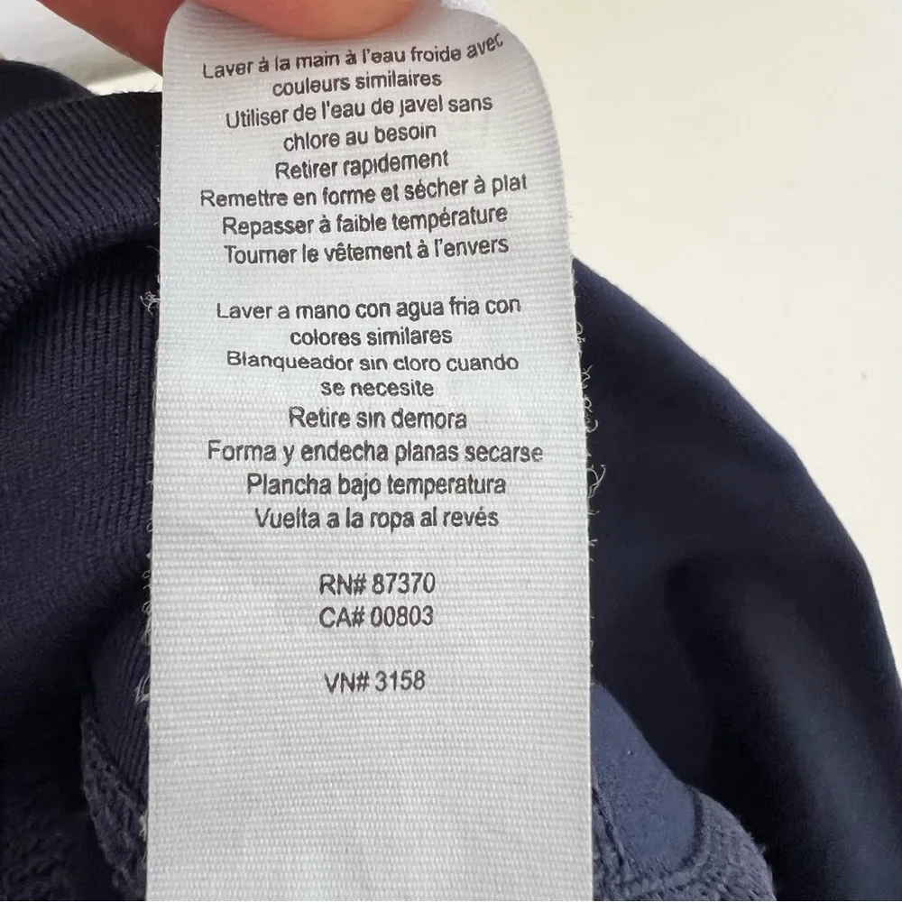 ALO Yoga Full Length High Rise Leggings in Navy Blue - Image 7