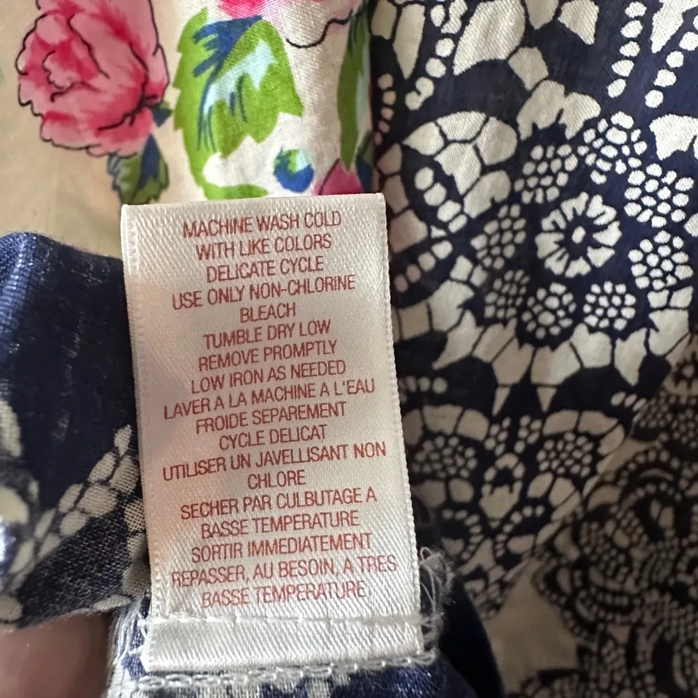 Anthropologie Eloise Satin Floral Camisole Tunic Women’s M - Image 7