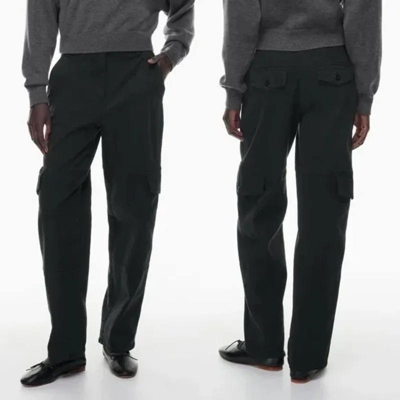 Aritzia Wilfred Free Maeve Cargo Pant in Garment Dye Black 00 - Image 9