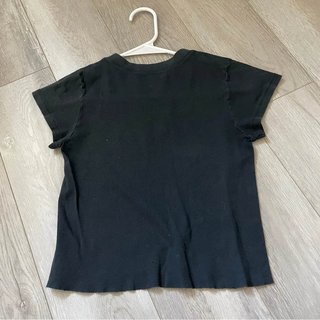 Brandy Melville Tshirt nashville graphic womens Black (one size) casual basic - Image 2