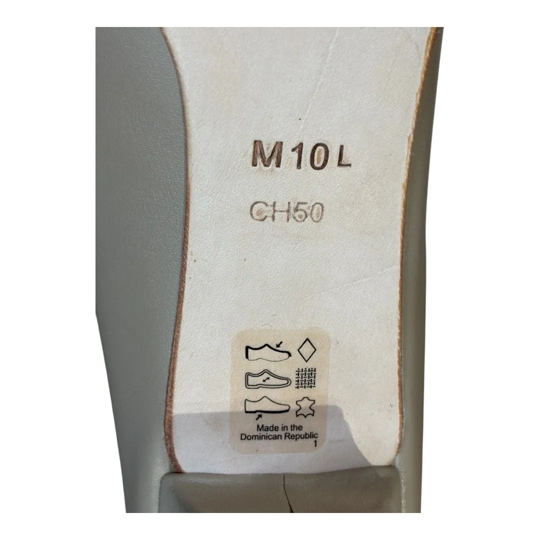 So Danca‎ CH50 Character Dance Shoes Tan Leather Low Heel Ballroom Size 10 New - Image 11