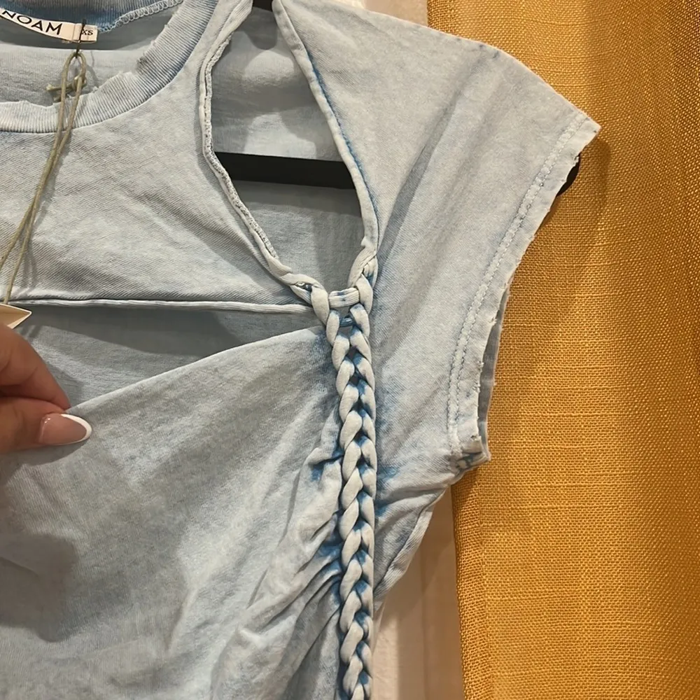 New with tags Noam Slash Bodysuit in iceberg size XS Blue - Image 8