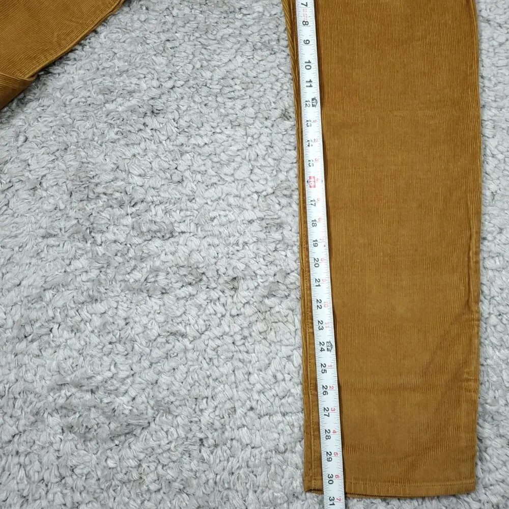 Levi's 94 Baggy Corduroy Brown Straight Leg Loose Pants Y2K 90s Size 23 x 31 - Image 10