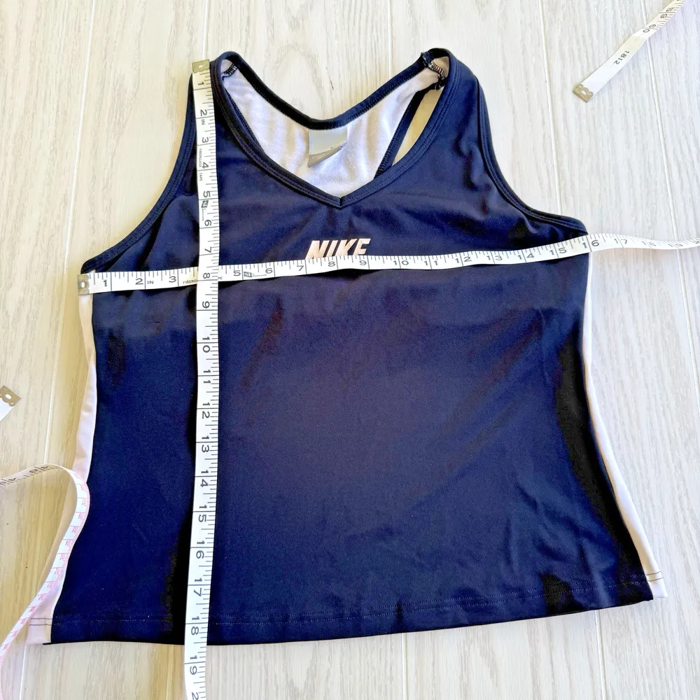 Nike Dri-FIT Women’s Racerback Sleeveless Athletic Top Size Large 12-14 Black - Image 4