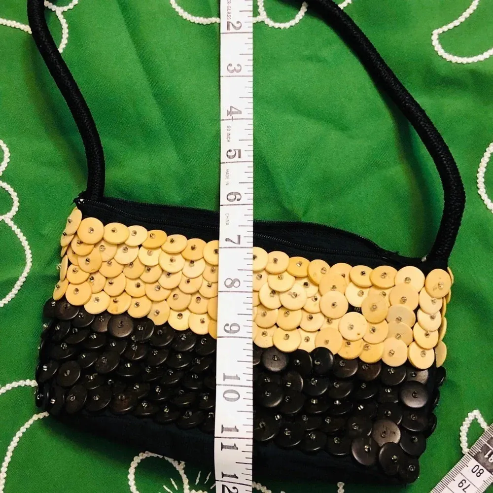 Custom European Button purse Black - Image 5