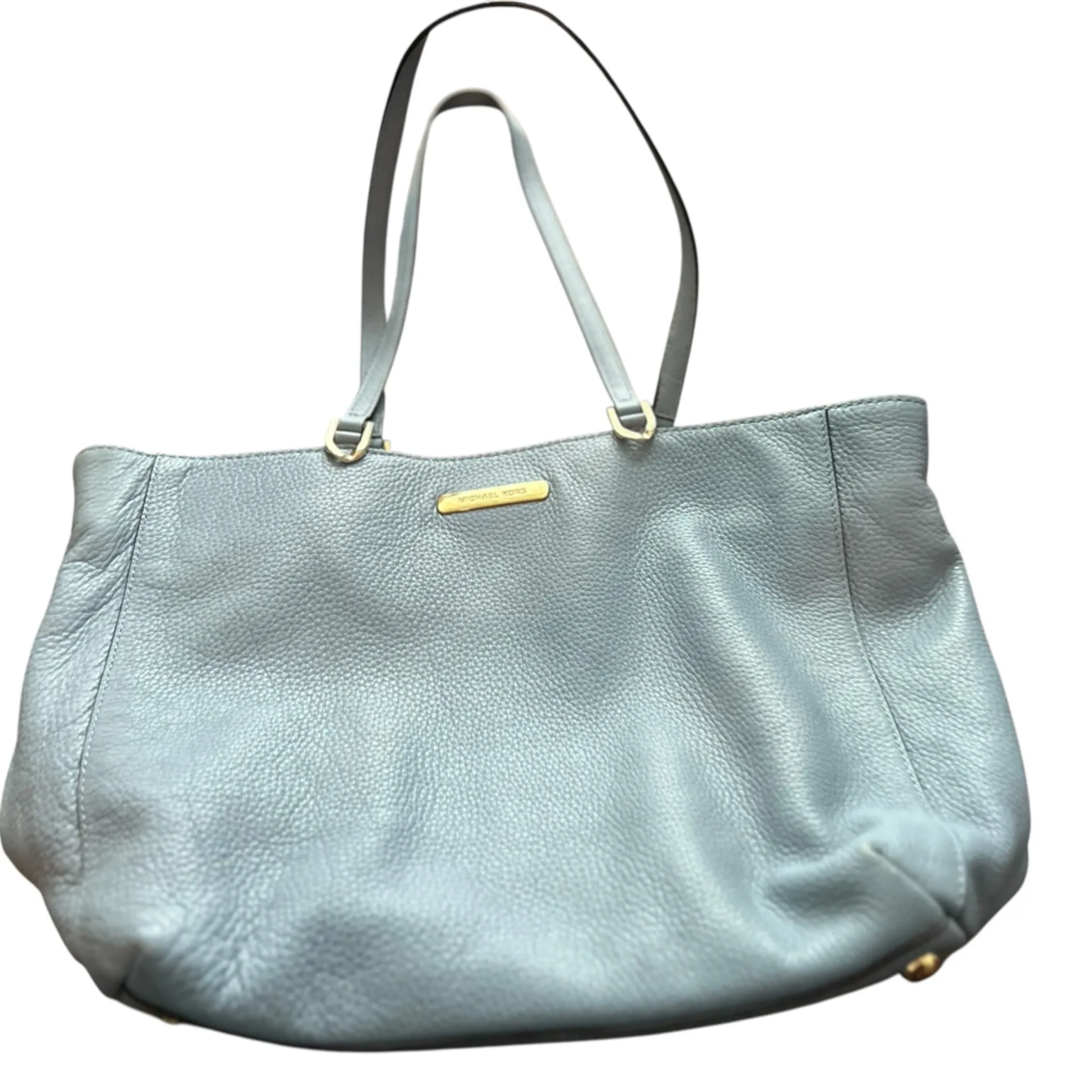 Michael Kors Harper Large East West Tote Bag / purse Powder‎ Blue Women's - Image 6