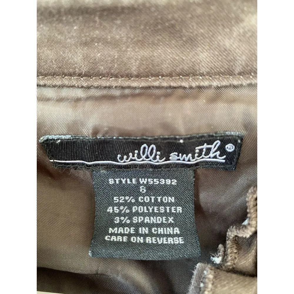 Willi Smith  brown light weight jacket size 8 - Image 4
