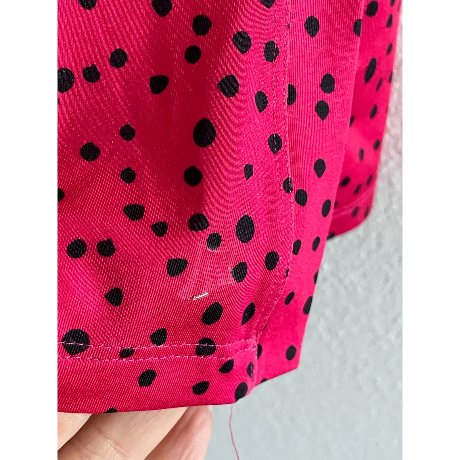 Skirt Sports Pink Polka Dot Athletic Skort Size XS - Image 5