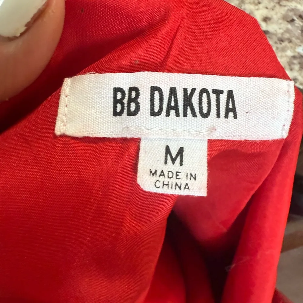 BB Dakota Red Backless Sheath Dress - Image 9