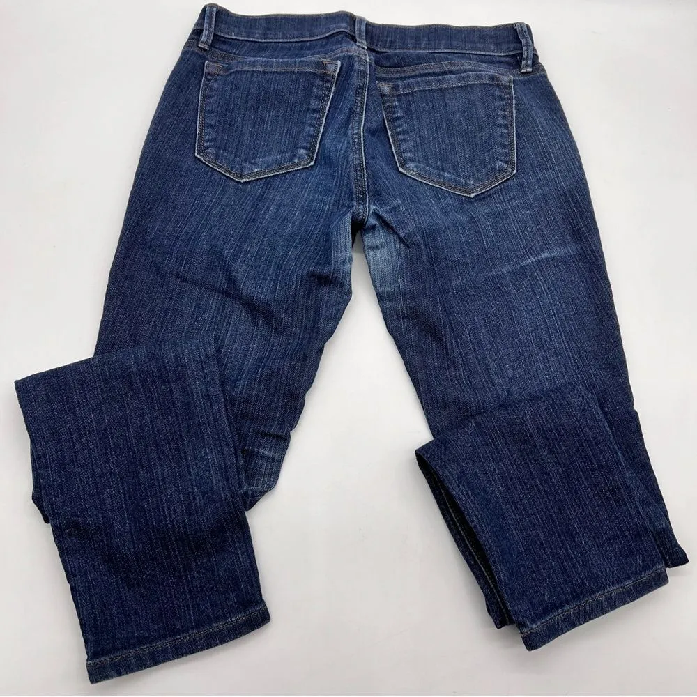 Ann Taylor LOFT Outlet Modern Skinny in Dark Wash Petite Mid Rise Denim Jeans-2P - Image 6