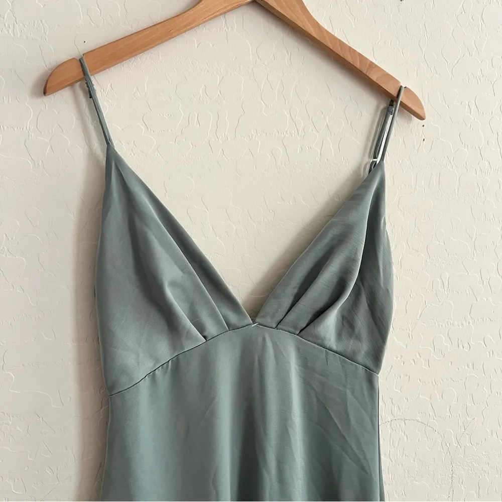 Lulus Sage Green Maxi Dress - Image 4