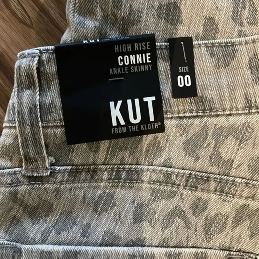 NEW Kut From The Kloth Skinny Leopard Grey Cheetah - Image 32