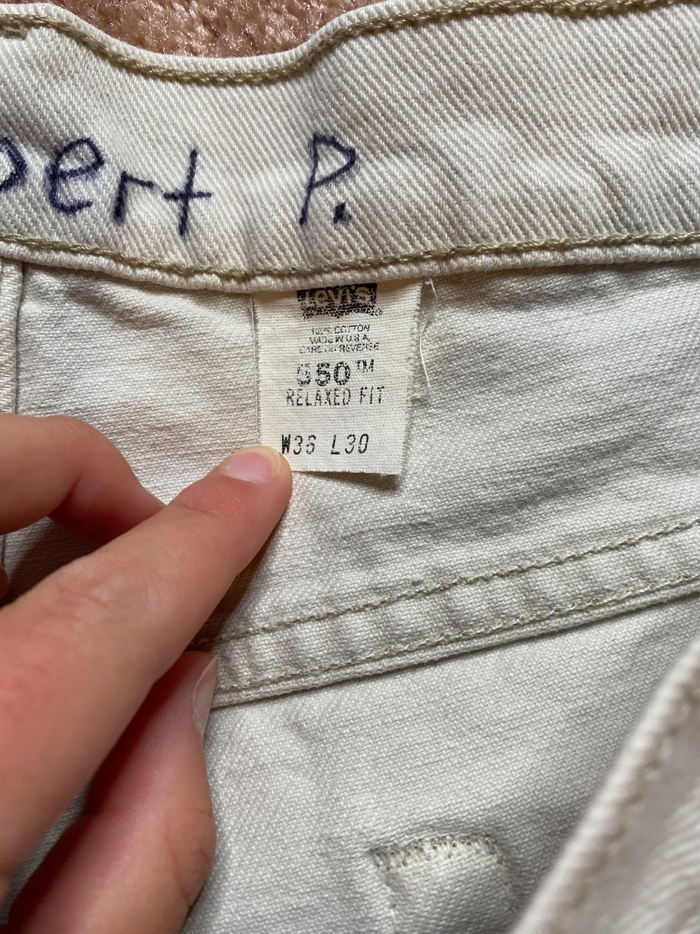 Levi’s Vintage 550 High Waisted Jeans - Image 6