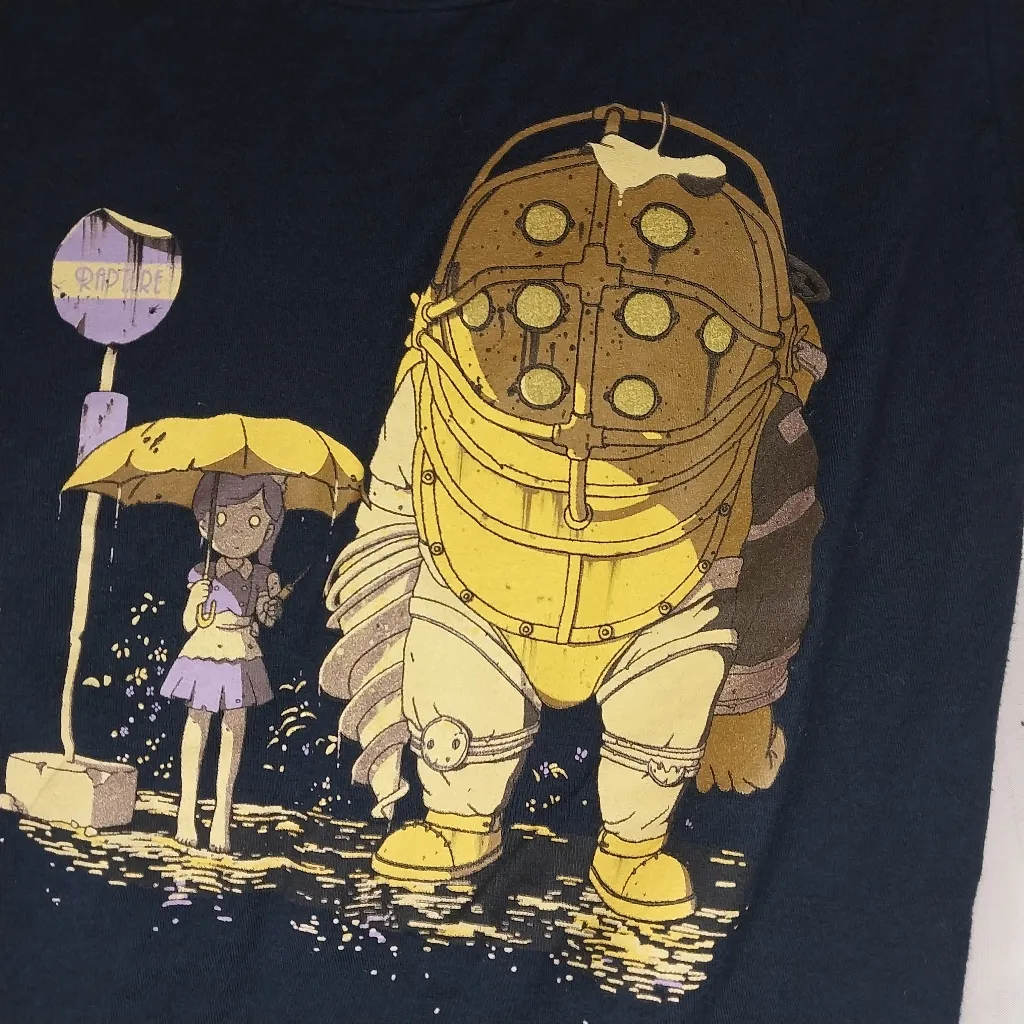 TeeFury My Neighbor Totoro Tee Size Women’s Small Blue - Image 3
