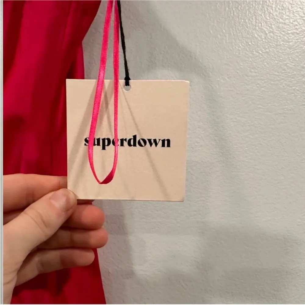 Superdown Pink Cowlneck Satin Slip Dress Small S - Image 5