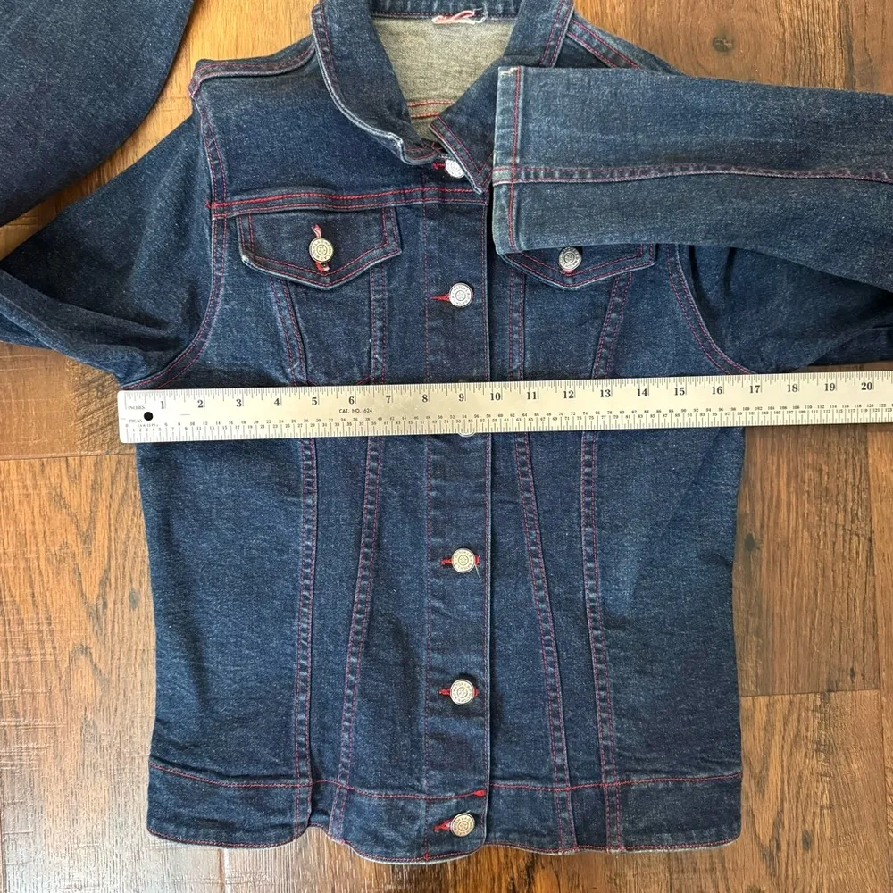 WATCH L.A. vintage denim jacket, size M Blue Size M - Image 7