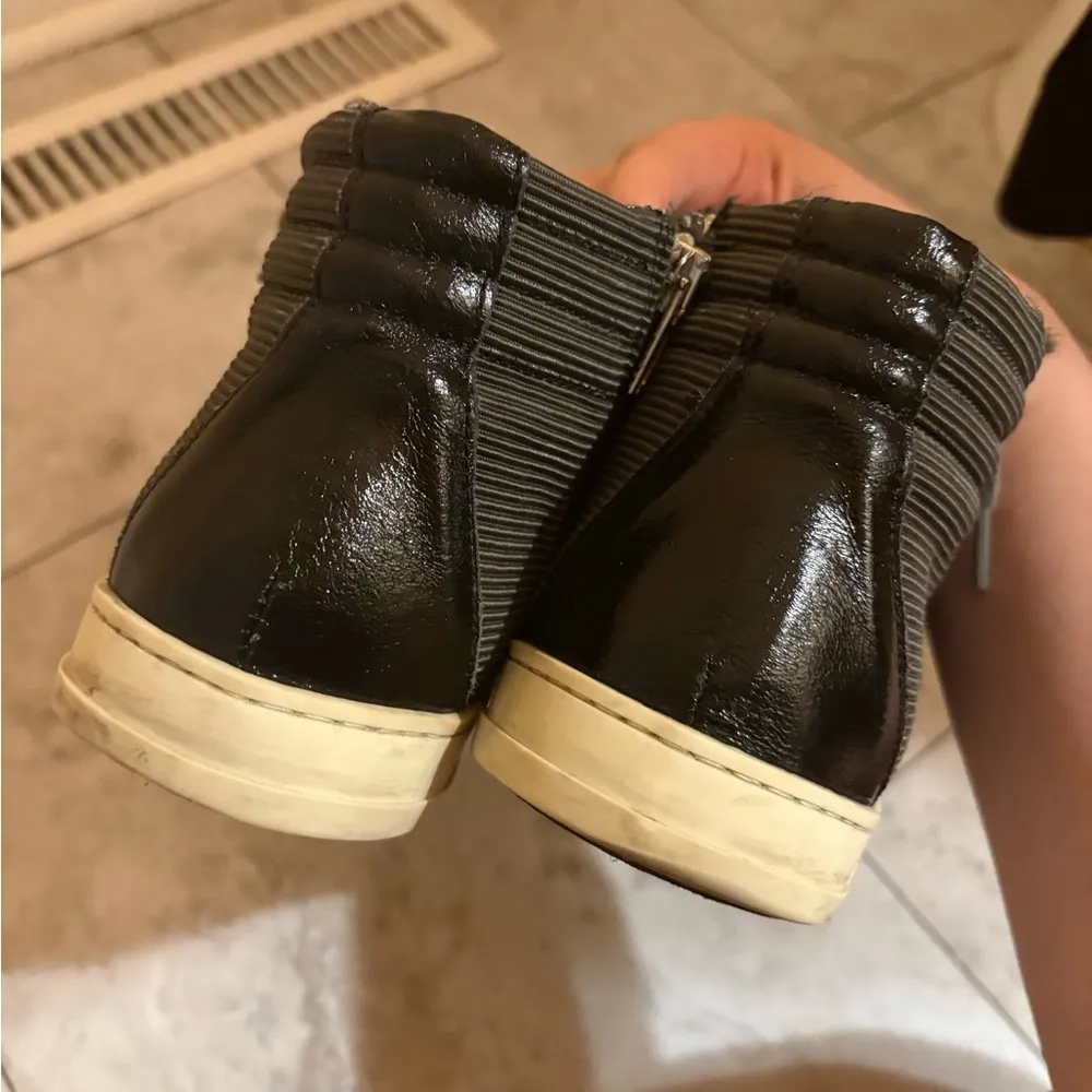 Skate Mixed Media High Top Sneakers - Image 5