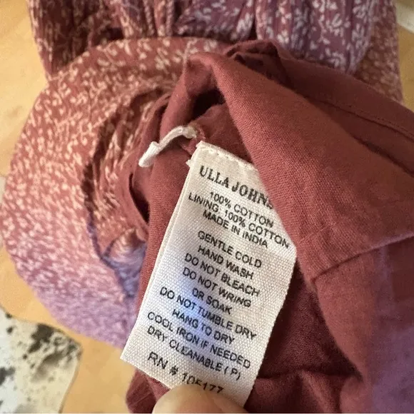 ULLA‎ JOHNSON Doris Dress Clay Flowy Dress Bohemian Size 4 - Image 9