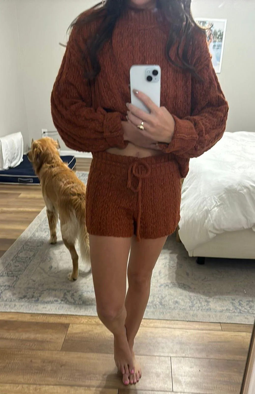 Love Tree Burnt Orange Sweater Set - Image 2