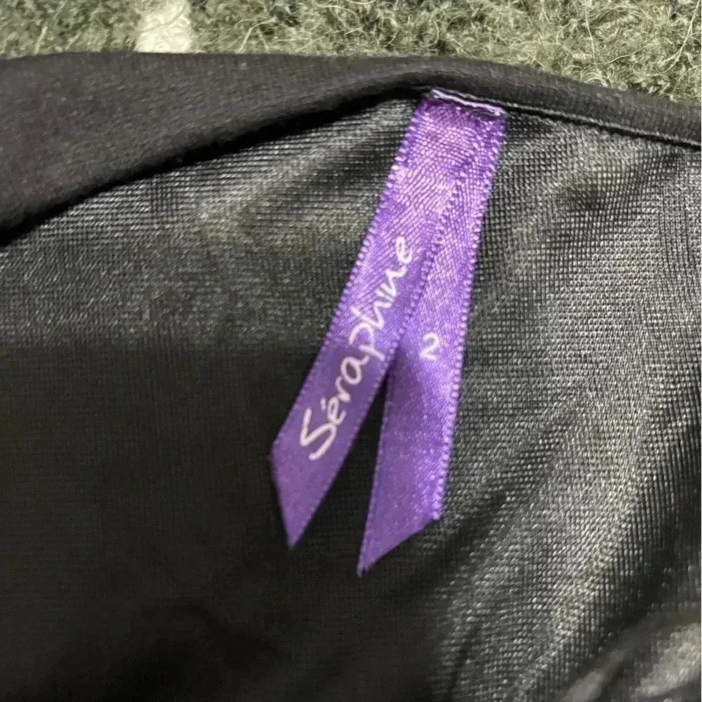 Seraphine Black One Shoulder Maternity Dress🩵‎ Size undefined - Image 7