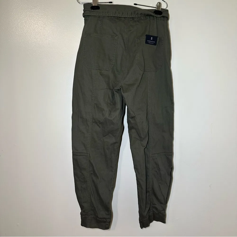 NWT‎ American Bazi Green Cargo Pants High-Waisted Jogger Style - Image 2