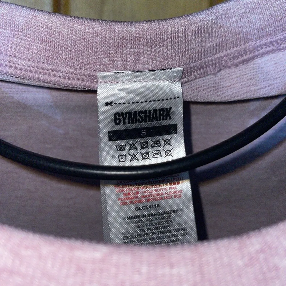 Gymshark Adapt Marl Seamless Long Sleeve Crop Top in Light Purple size Small - Image 6