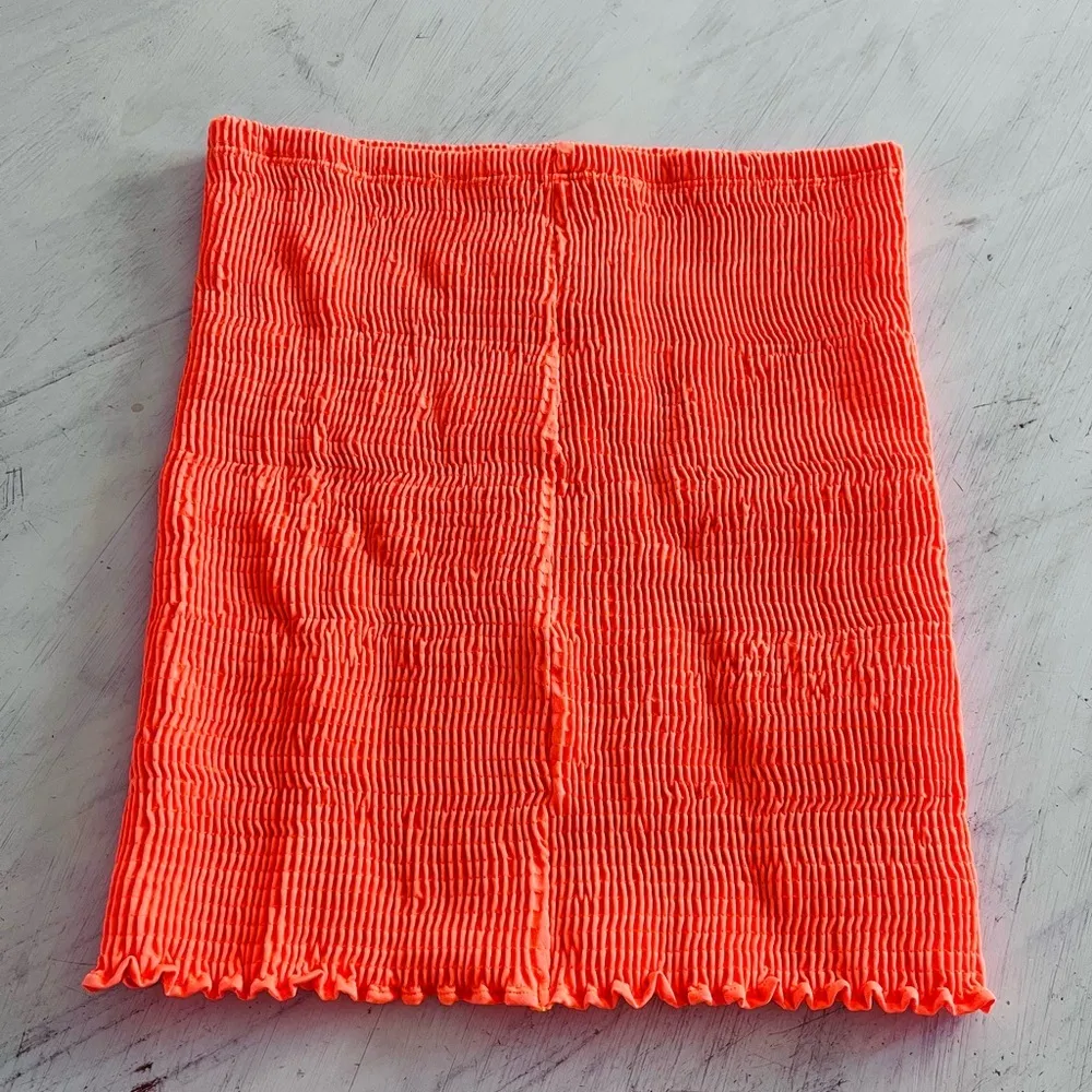 Anthropologie Peixoto Mae Mini Skirt in Tangerine Glow Size Large NWOT $81 - Image 4