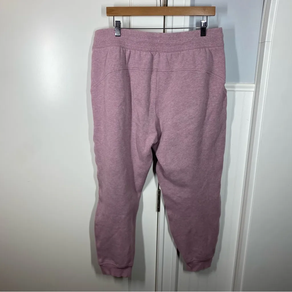 Lululemon Womens Size 14 Scuba High-Rise Jogger Heathered Pink Taupe - Image 9