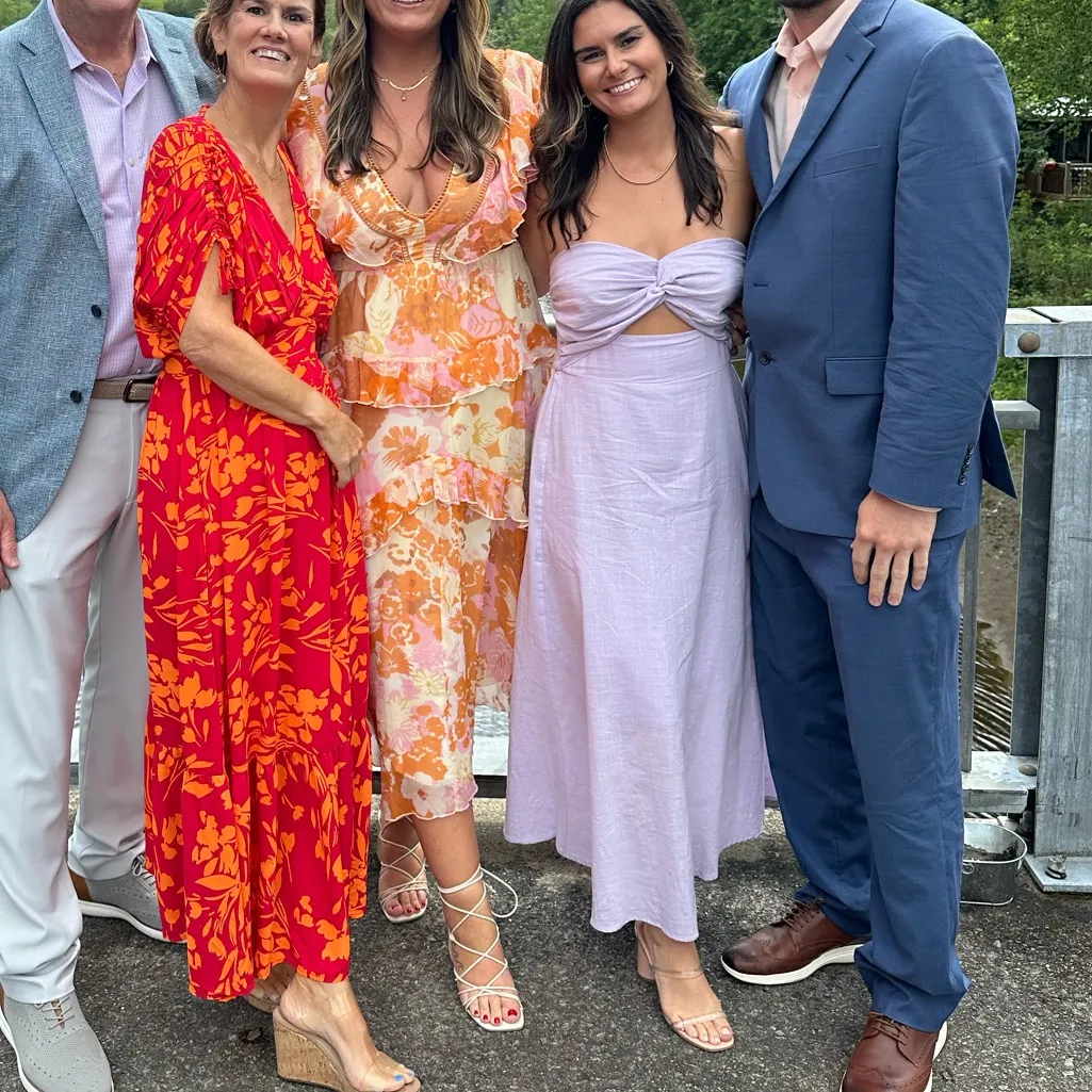 Purple strapless dress Size M - Image 2