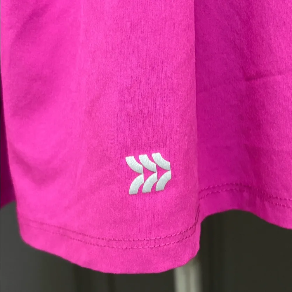 All in Motion Hot Pink Pleated Tennis Pickleball Skirt (Skorts) with Pockets - Image 5