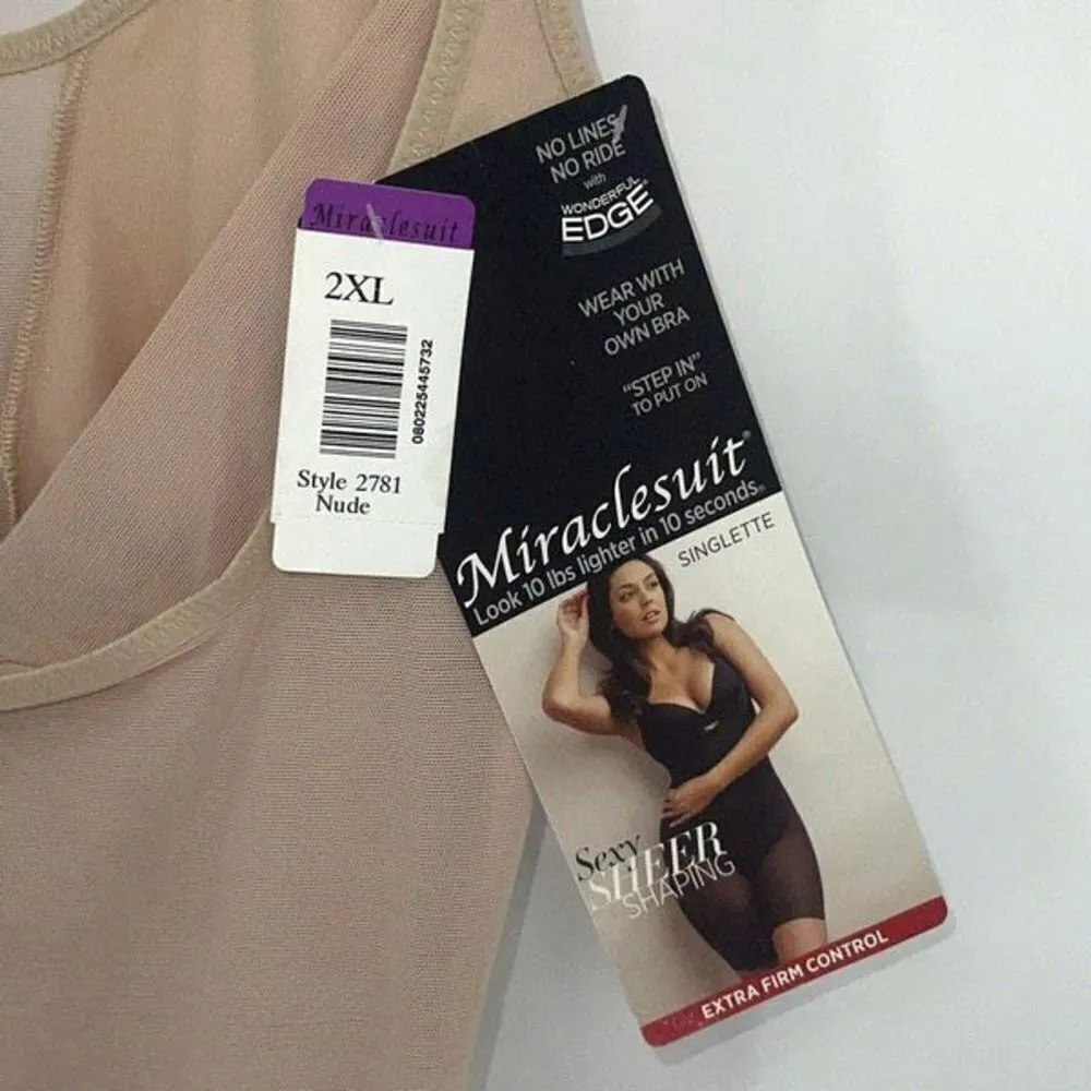 Miracle Suit Women's Extra Firm Tummy-Control Open Bust Thigh Slimming Body Shap - Image 6