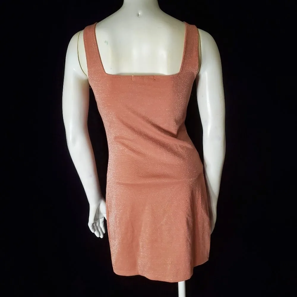 NWT Forever 21 Rose Pink Sparkly Knit Dress (S) - Image 4