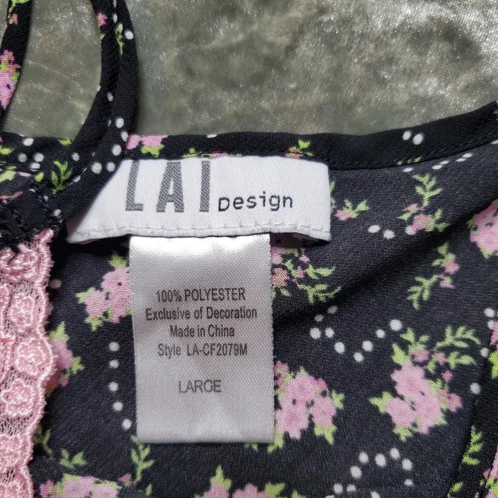 Lai Design Floral Slip Pink Size L - Image 5