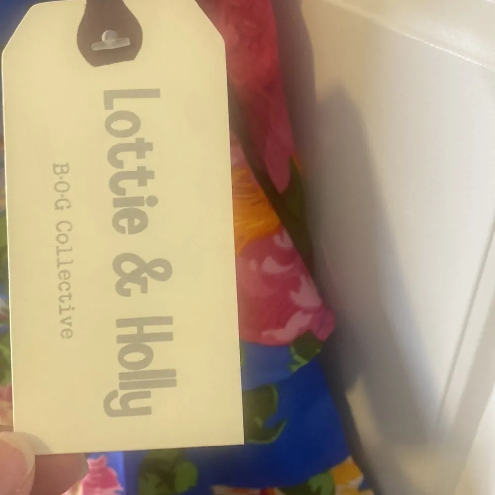 Lottie & Holly BOG Collective Crop Top & Skirt Set Medium NWT Blue - Image 3