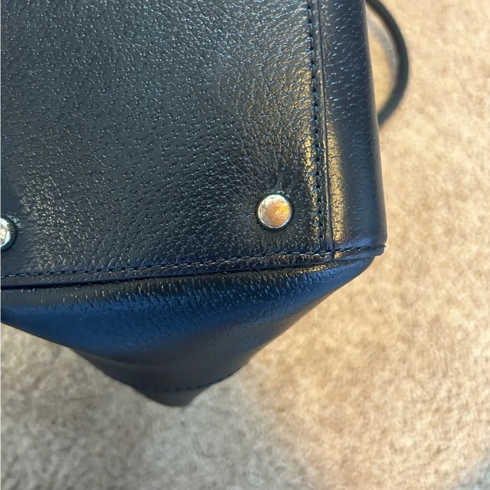 Kate Spade Black Leather Tote Bag - Image 7