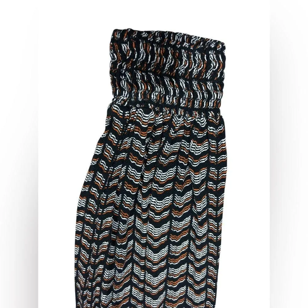 Anthropologie Women's Black Orange Aniya Pull On Balloon Jogger Pants XS EUC - Image 6