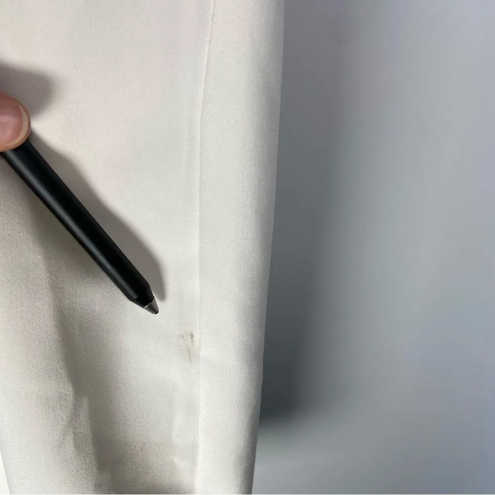 White Eyelet Lace Shift Dress Floral Sleeveless Graduate Bridal Minimal Cottage - Image 6